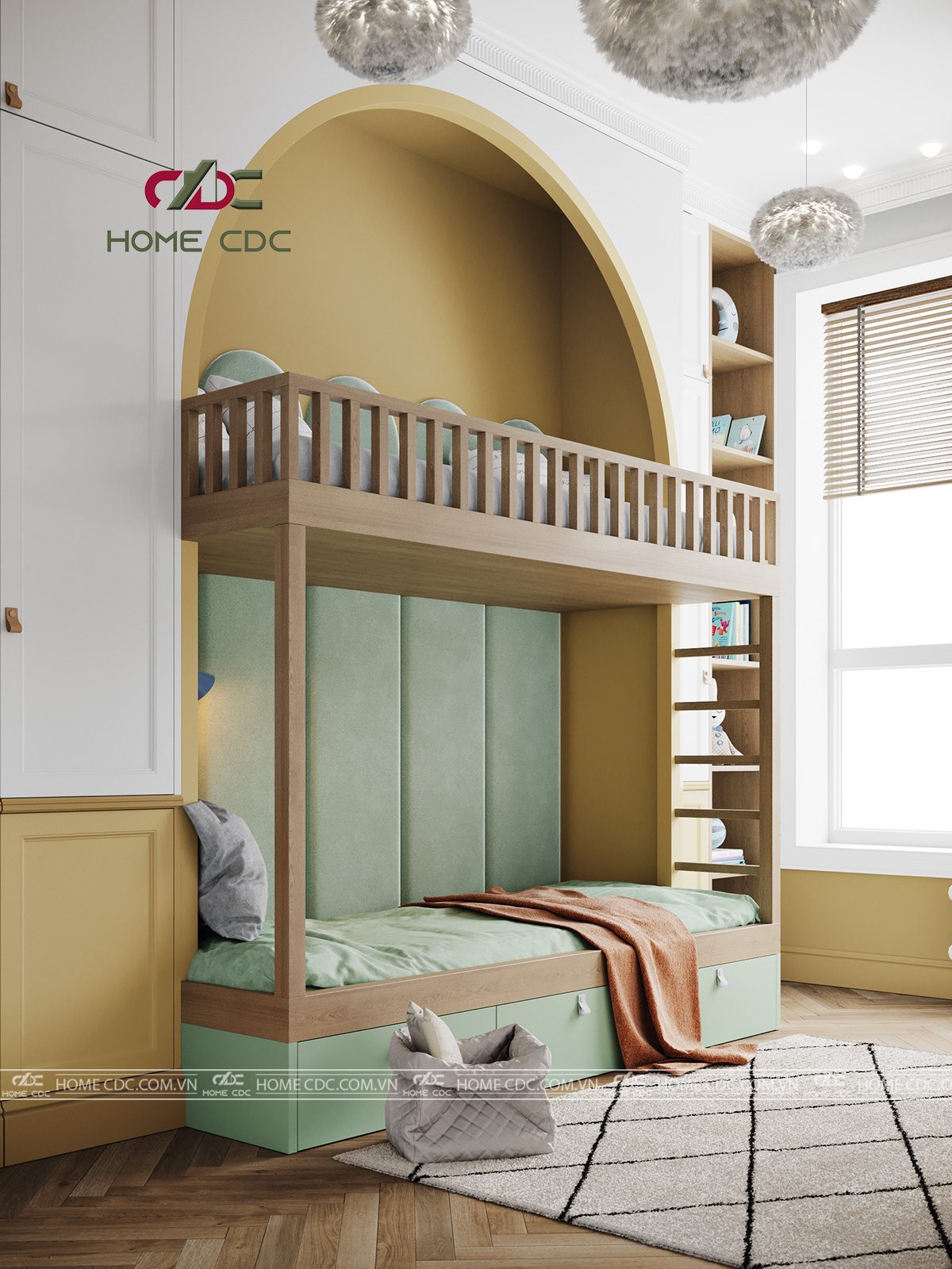 thiết kế nội thất chung cư phong ngủ