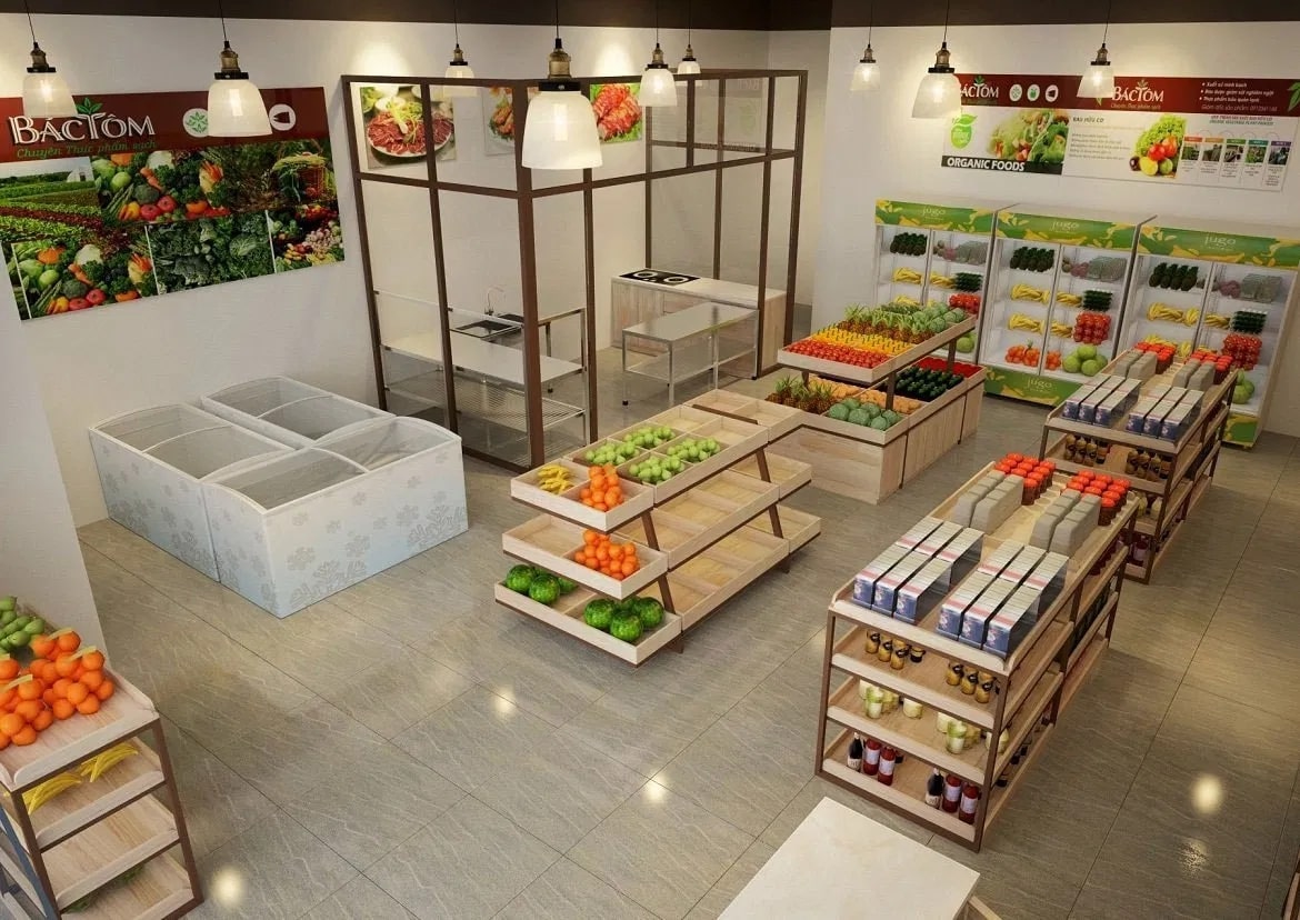 Cửa hàng bán đồ ăn tươi sống